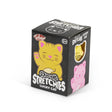 Box of Stretchies Lucky Cat toy with cartoon cat design on a white background