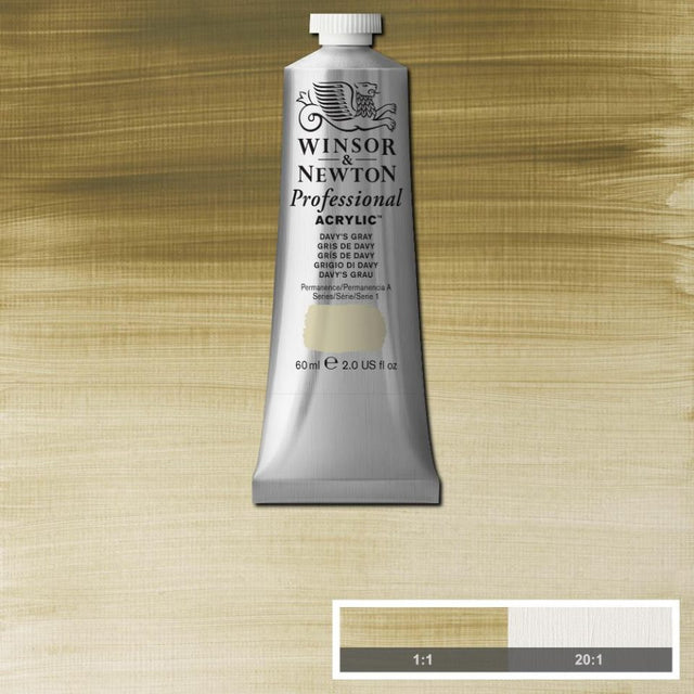 60ml Davy's Grey - Professional Acrylic
