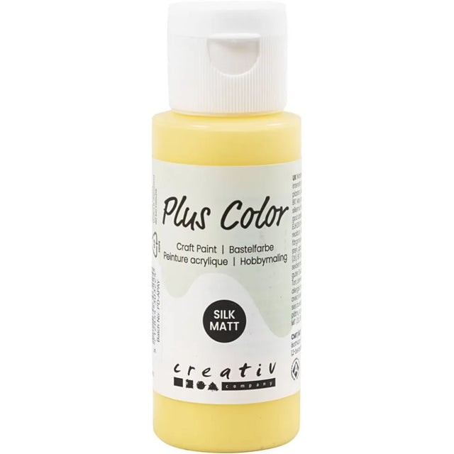 Plus Colour Craft Paint - Primrose Yellow 60ml