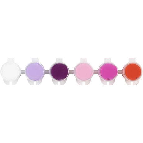Plus Color Craft Paint - Purple/Pink Harmony (6x5ml)