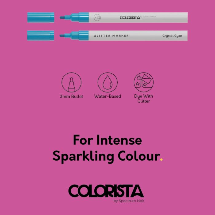 Colorista - Glitter Marker - Sparkling Brights 8pc