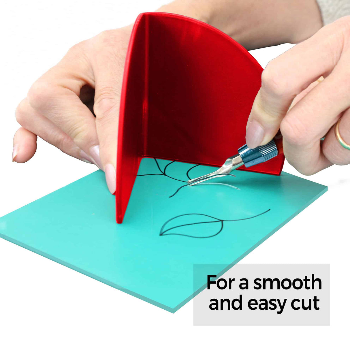 5 Lino Cutters & Handle Set