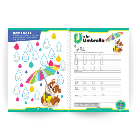 Paw Patrol Handwriting & Alphabet Practice Book Ages 3-5