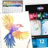 Zieler A3 Watercolour Paper Gummed Pad (12 Sheets)