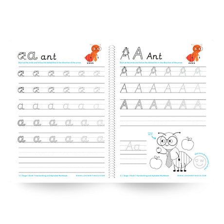 Handwriting & Alphabet Practice Book 1: Ages 3-5