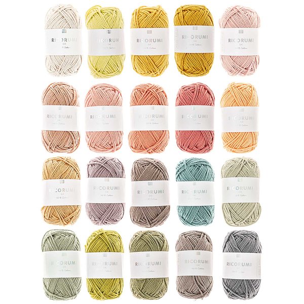 Rico Design Creative Ricorumi dk Set Limited 20 Colors 25g