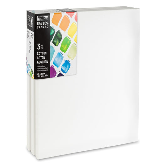 Liquitex Basics Canvas 50x60cm - 3 Pack