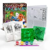 Mould & Paint Kit - 3D Dinosaurs