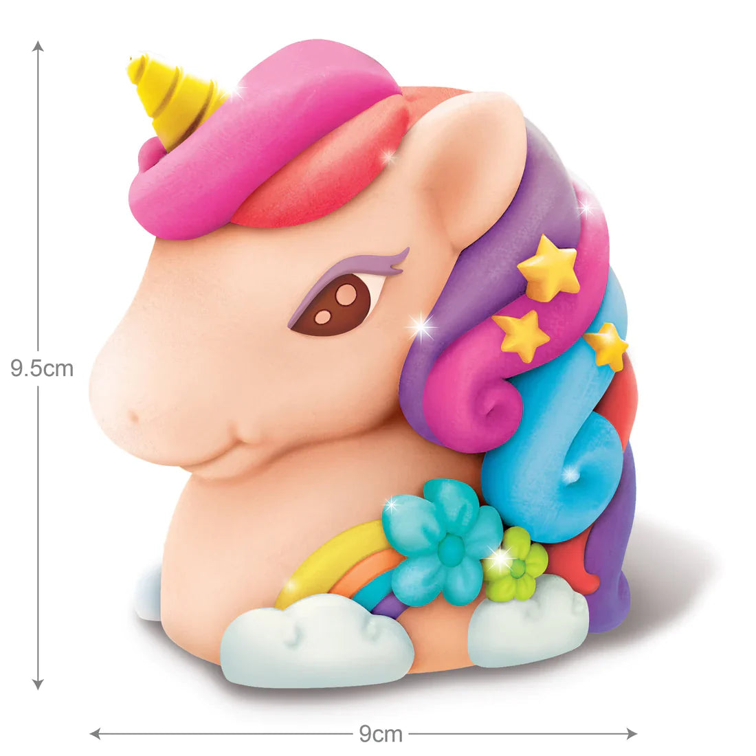 KidzMaker Kit - Paint Your Own Mini Glitter Unicorn Bank