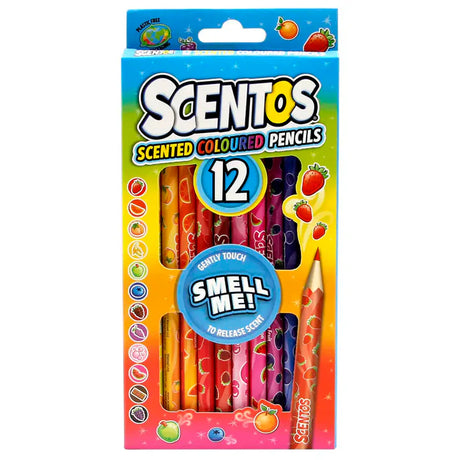 Scentos Scented Coloured Pencils (12 Pack)