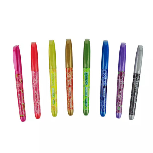 Scentos Scented Metallic Markers (8 Pack)