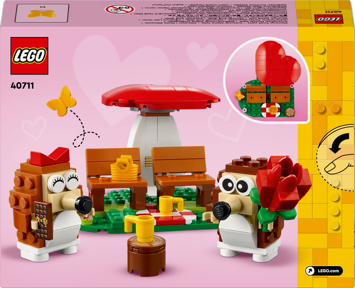 Lego Hedgehog Picnic Date