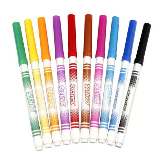 Scentos Fine Line Markers (10 Pack)