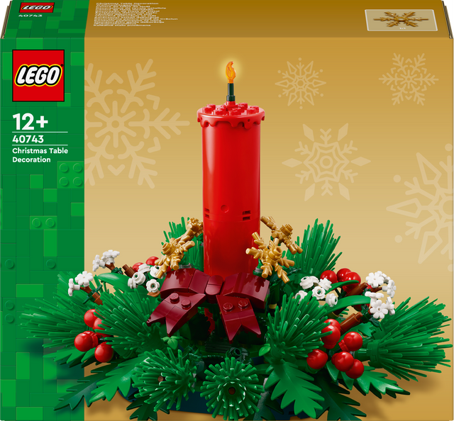 Lego Christmas Table Decoration