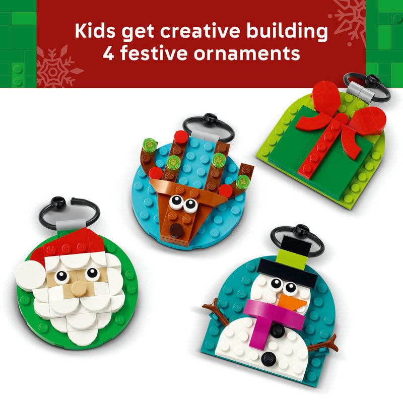 Lego Christmas Ornament Selection