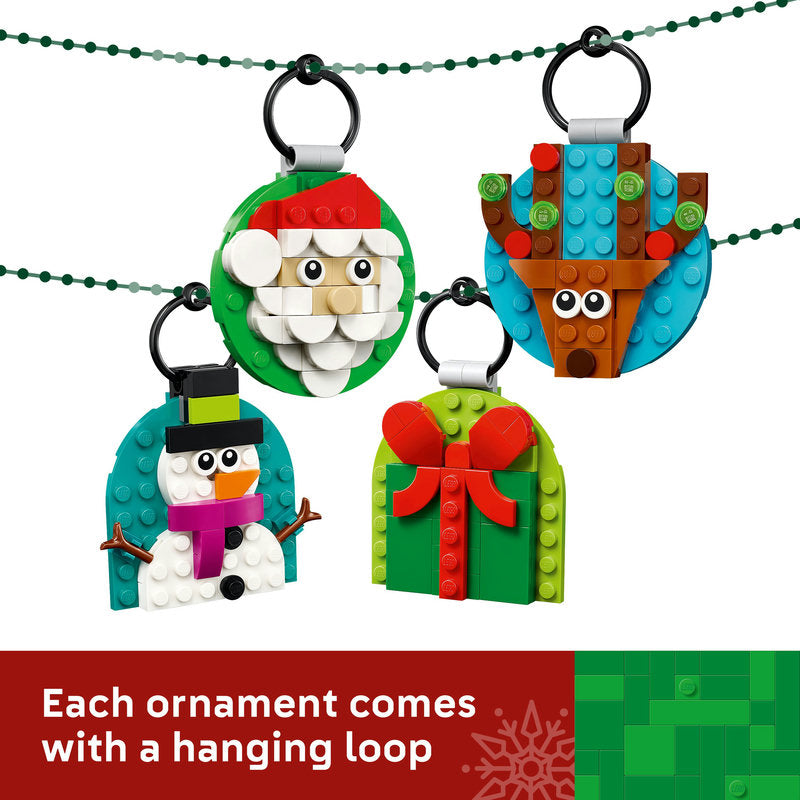 Lego Christmas Ornament Selection