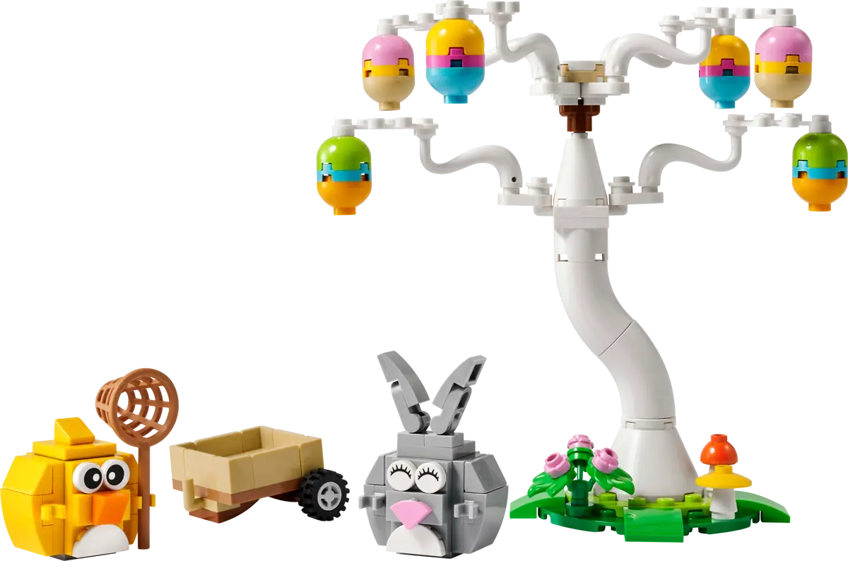 LEGO Easter Bunny and Chick Egg Hunt