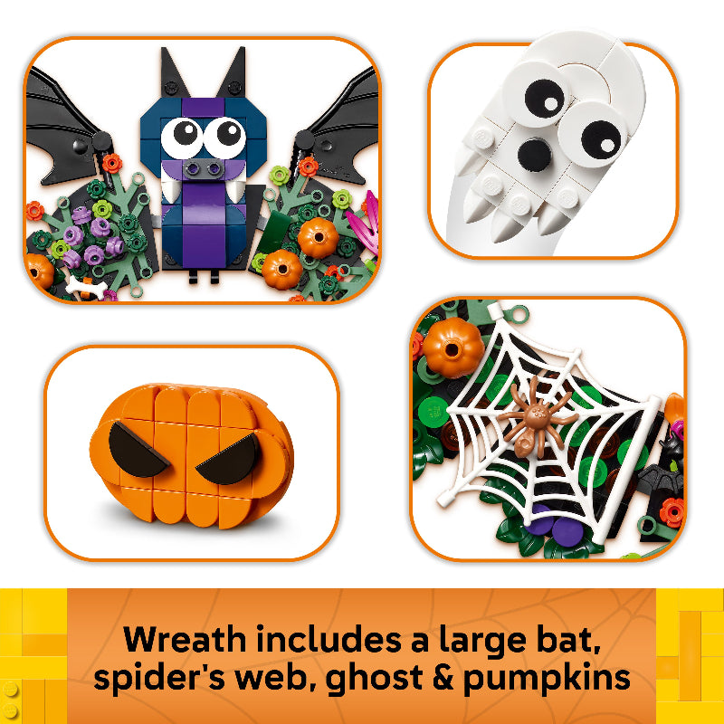 LEGO Halloween Wreath