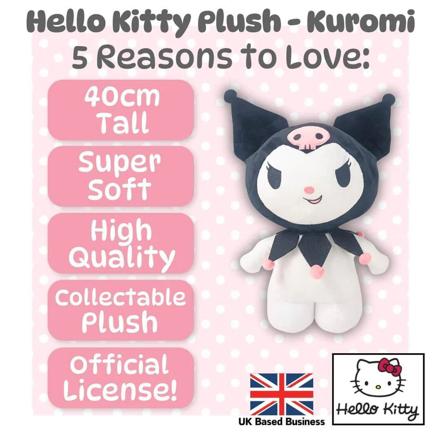Hello Kitty 40cm Plush Toy - Kuromi