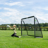 EXIT Coppa Steel Football Goal 220x170cm - Black