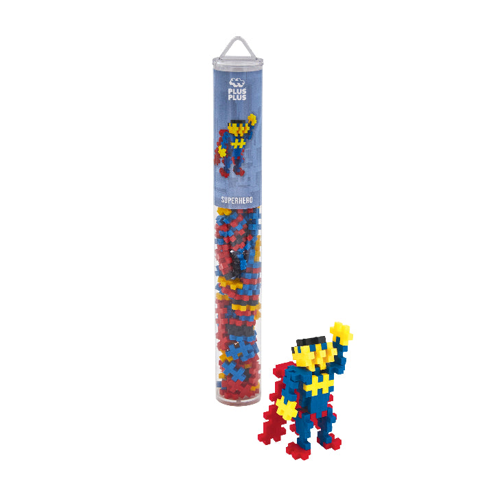 Plus-Plus 100 Piece Tube - Superhero