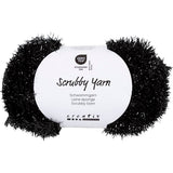 Scrubby Yarn L: 90m Black 50g