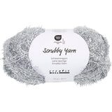 Scrubby Yarn L: 90m Silver 50g