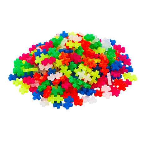 Plus-Plus 240 Piece Tube - Neon Color Mix