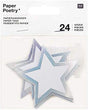 Rico Design Silver Star Hanging Labels (24 Pack)