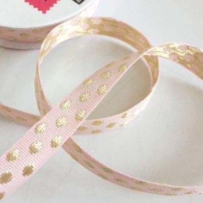 Ribbon Dots Light Rose/Gold