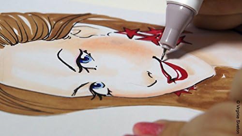 GRAPH'IT Brush Double Tip Alcohol Markers - Essential (Set of 36)