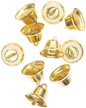 Rico Design 10 small gold metal bells