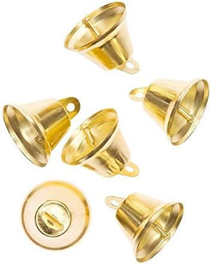 Rico Design 6 large golden metal bells