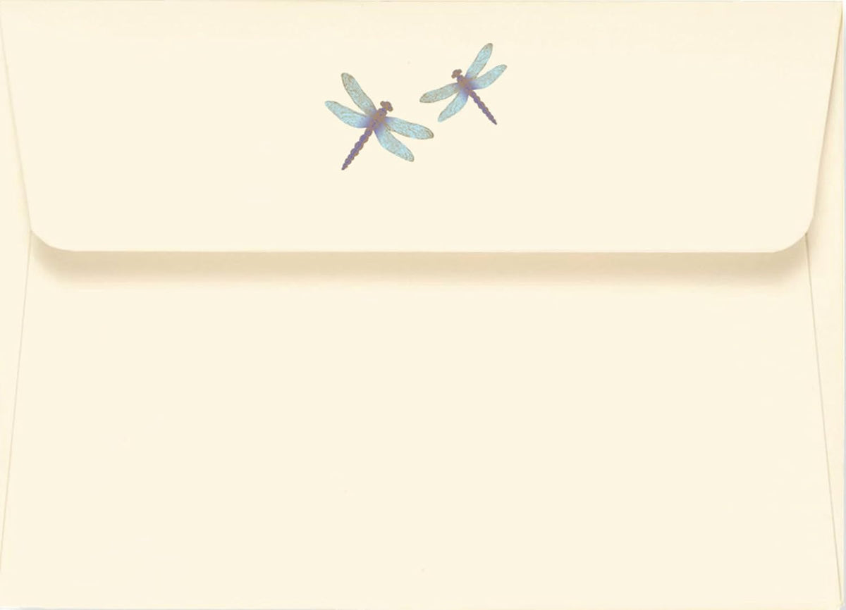 Writing Set - Blue Dragonflies