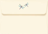 Writing Set - Blue Dragonflies
