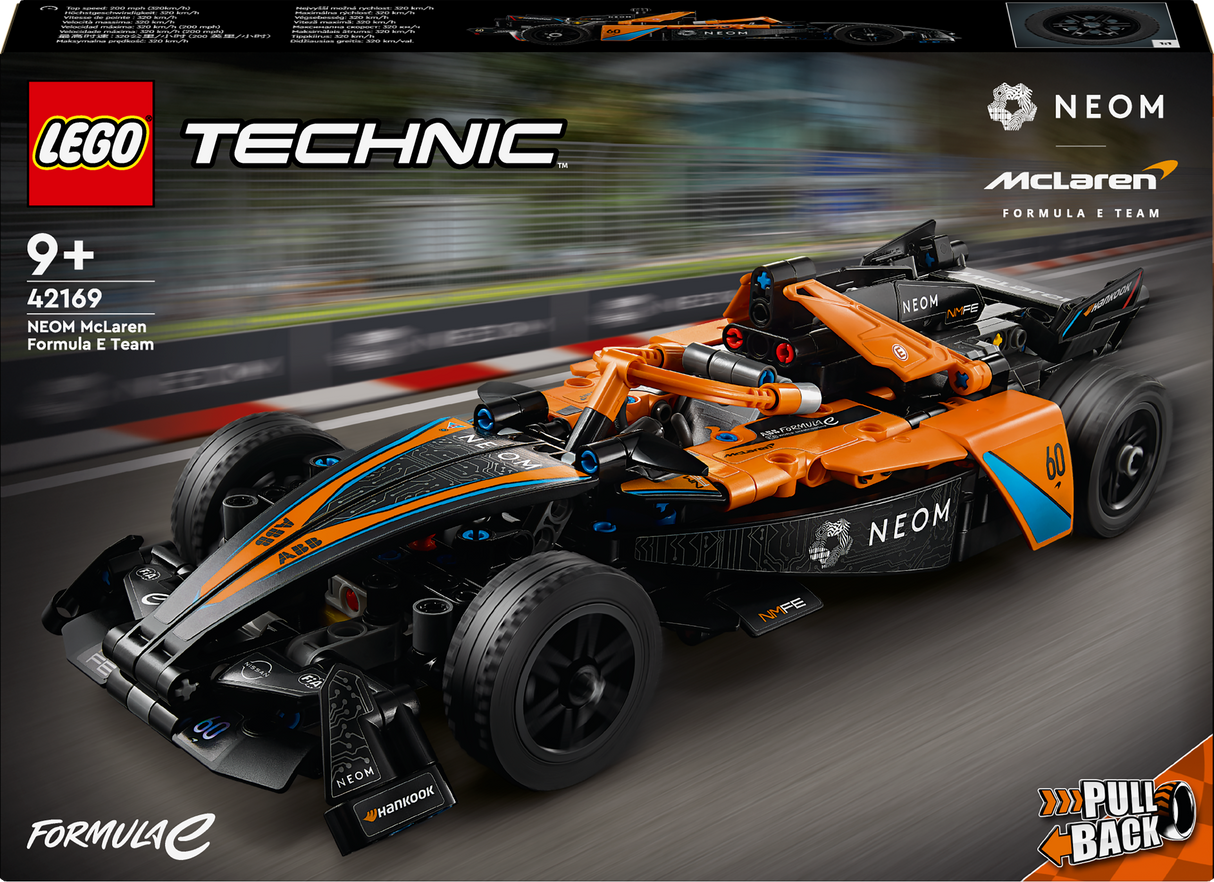 Lego Technic NEOM McLaren Formula E Race Car Art Hobby
