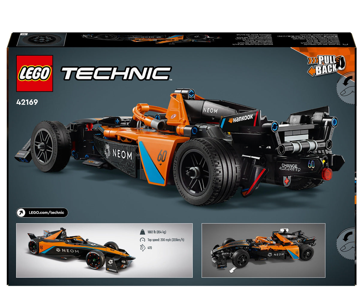 Lego Technic NEOM McLaren Formula E Race Car