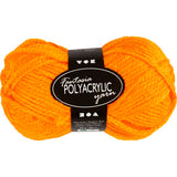 Fantasia Acrylic Yarn L: 80m Needle 45-5 - Neon Orange 50g Ball