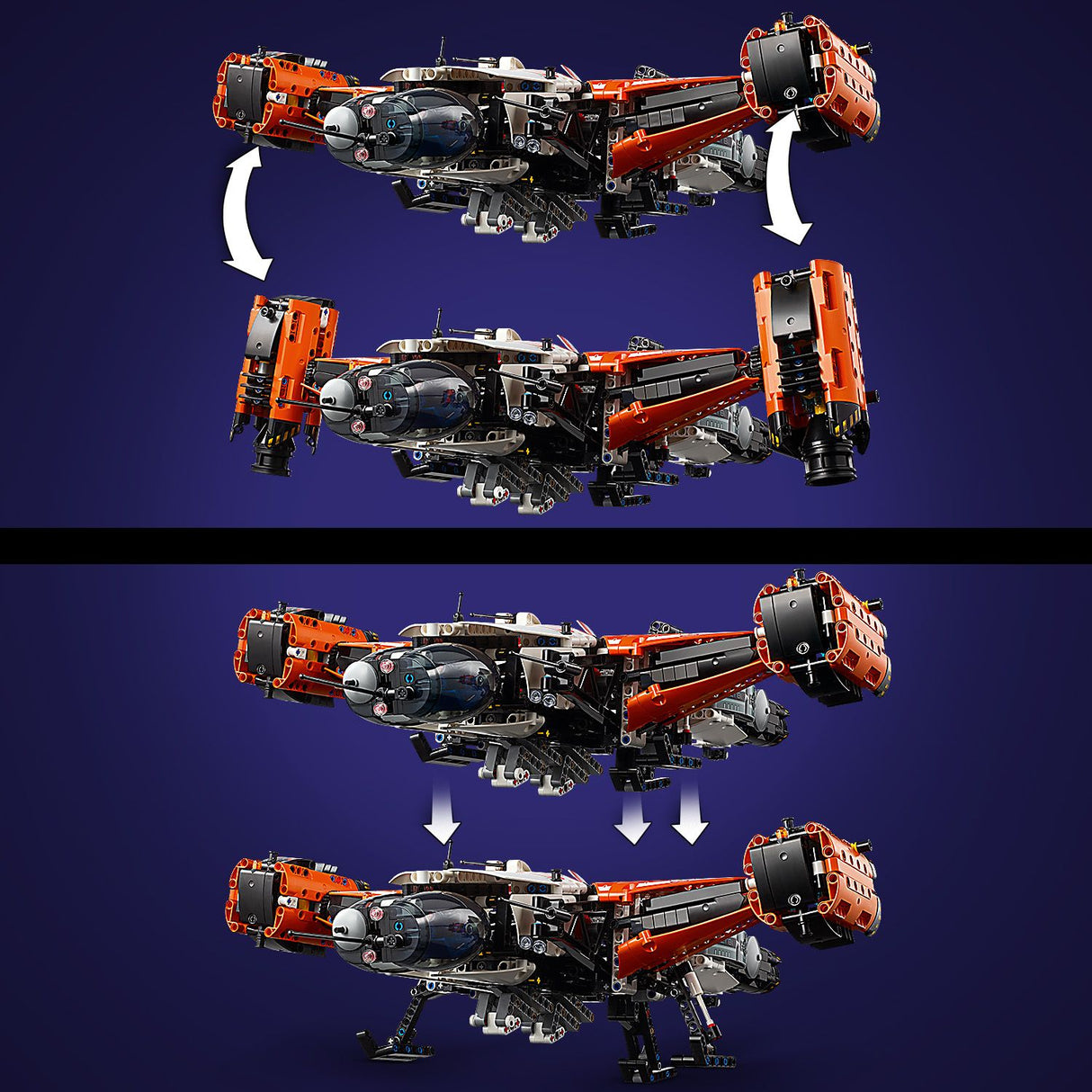 Lego Technic VTOL Heavy Cargo Spaceship LT81
