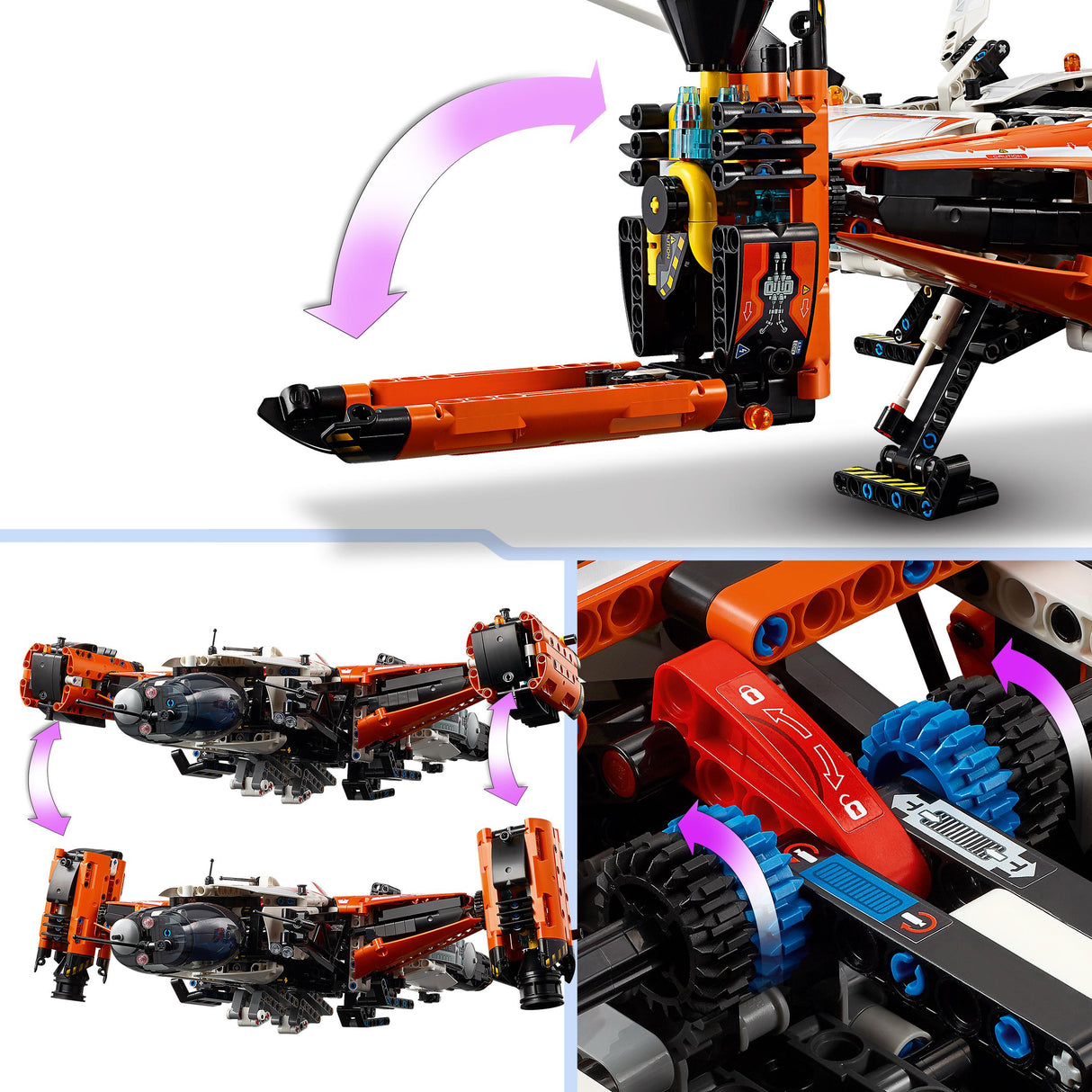 Lego Technic VTOL Heavy Cargo Spaceship LT81