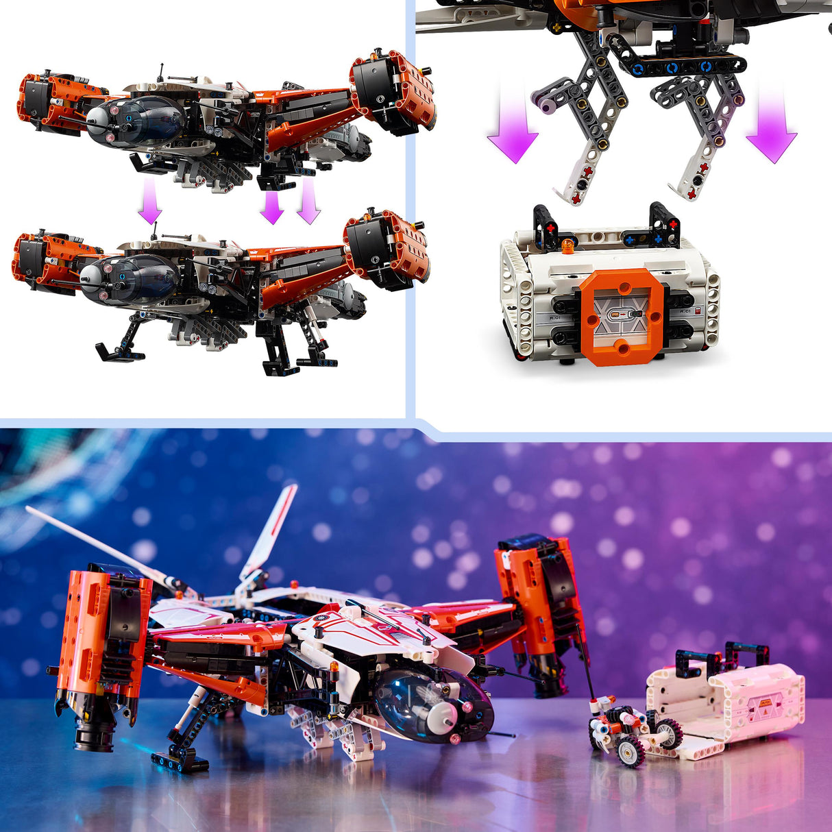 Lego Technic VTOL Heavy Cargo Spaceship LT81