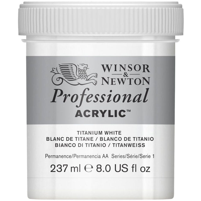 237ml Titanium White - Professional Acrylic