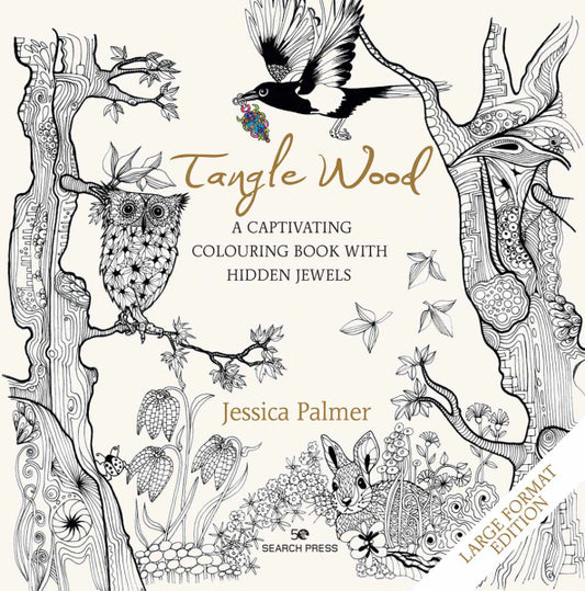 Tangle Wood Colouring Book- Large Format