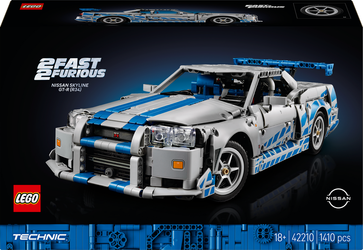 Lego Technic - 2 Fast 2 Furious Nissan Skyline GT-R (R34) Car
