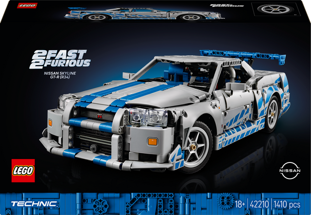 Lego Technic - 2 Fast 2 Furious Nissan Skyline GT-R (R34) Car