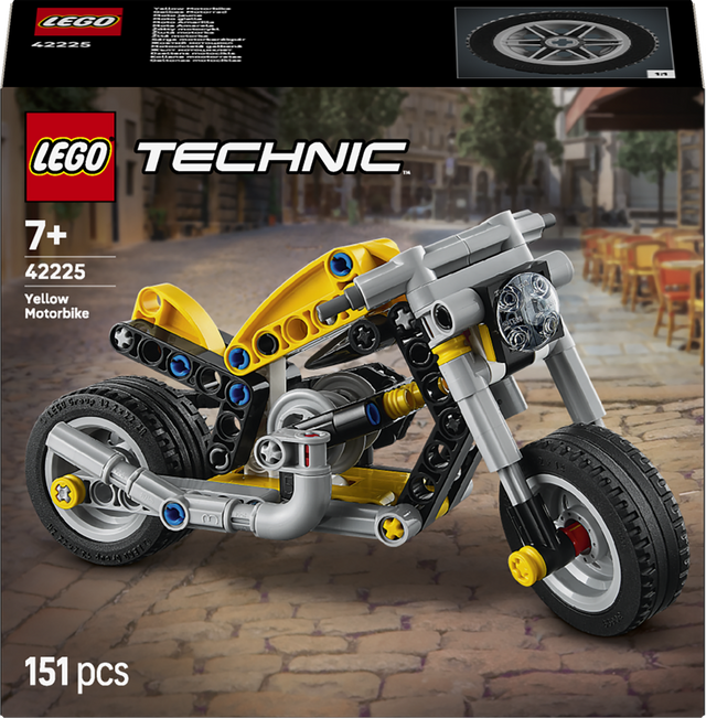 LEGO Technic - Yellow Motorcycle