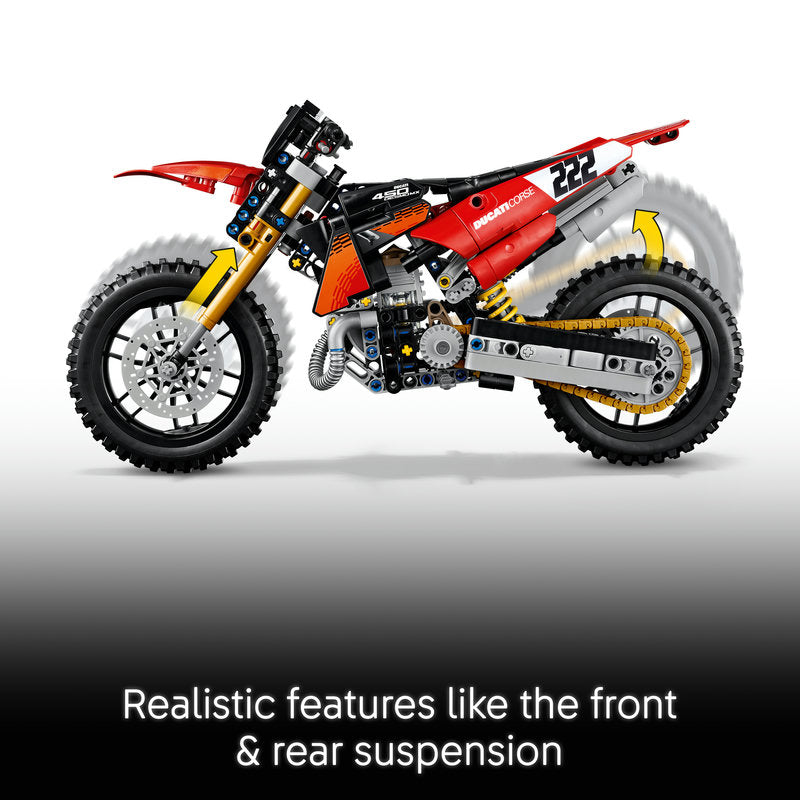 LEGO Technic - Ducati Desmo450 MX Factory Motorcycle