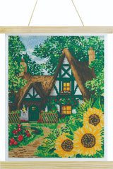 Crystal Art Scroll Kit 40x50cm - Woodland Thatch