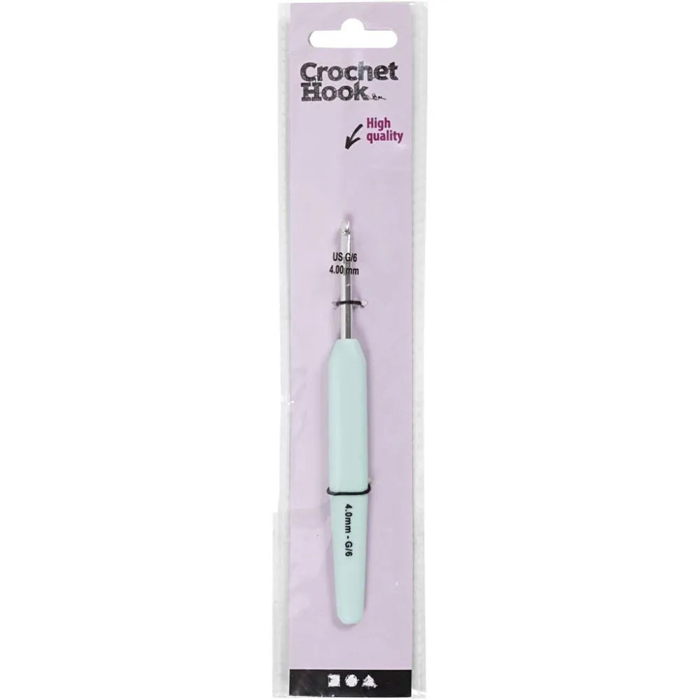 Crochet Hook - Pastel Green 4mm