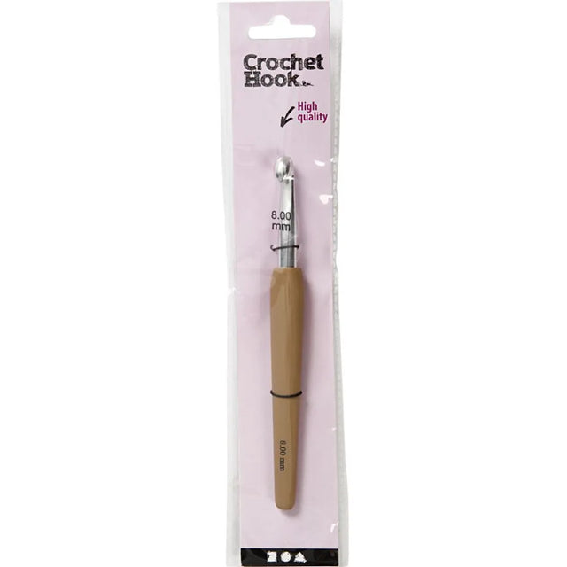Crochet Hook Brown No. 8 - 14.5cm